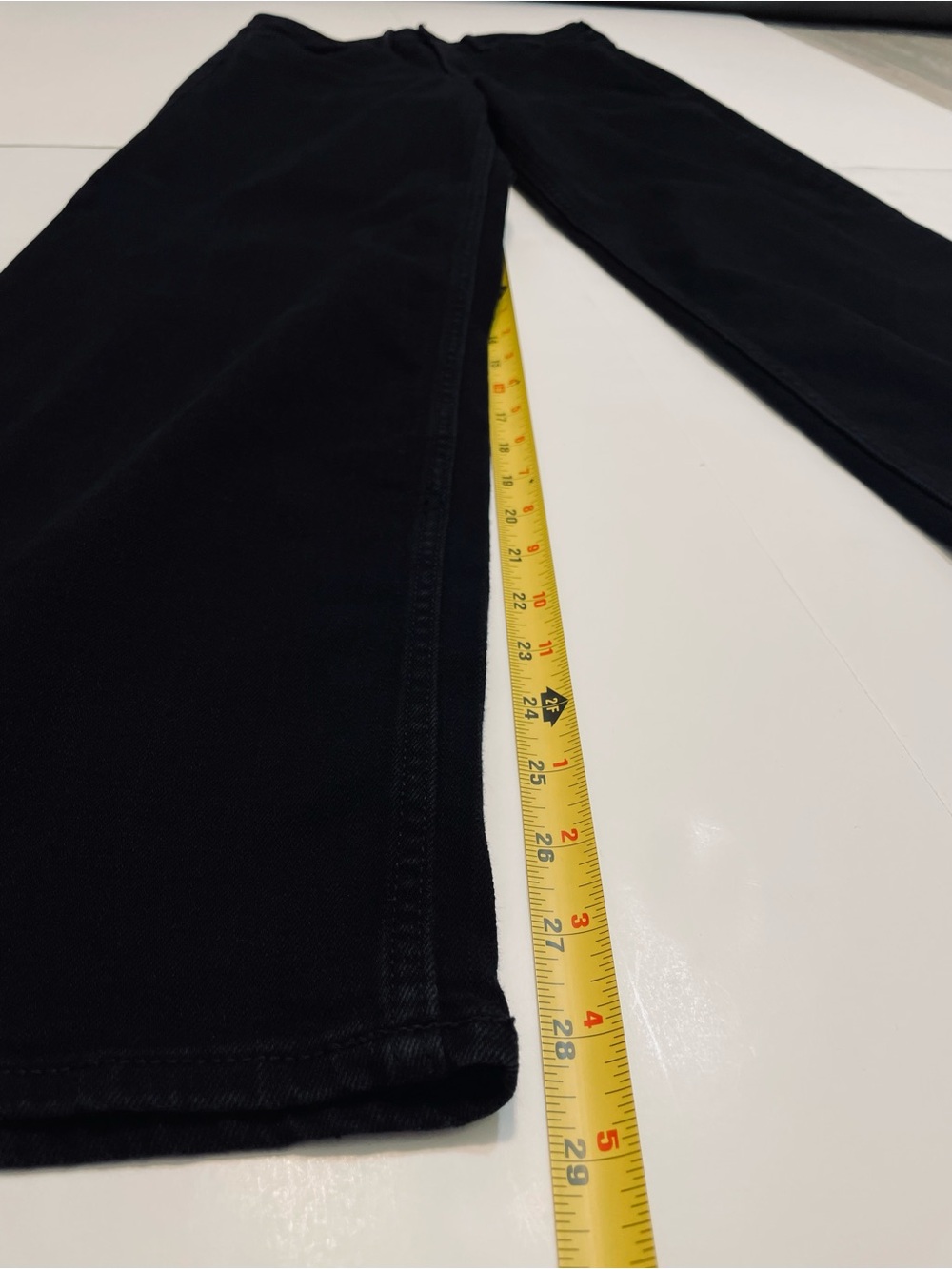 Old Navy Women's WOW Wide Leg Black High Rise Denim Jeans Size 4 - Picture 4 of 10